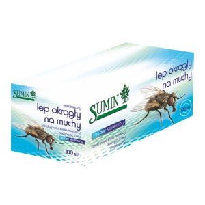 Lep okrągły na muchy 100 sztuk