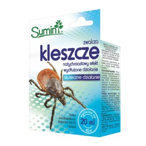 Shot koncentrat do zwalczania kleszczy w ogrodzie 20 ml