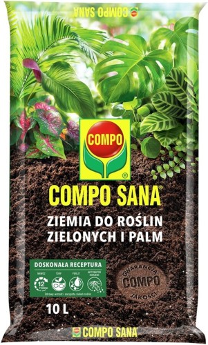 Ziemia do roślin zielonych i palm Compo 10 l