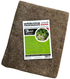 Włóknina nawozowa z wełny 1,5 x 2 m - 3 m² - Poltops