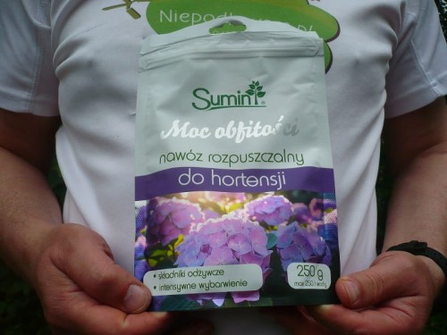 Nawóz rozpuszczalny do hortensji Moc Obfitości Sumin 250 g