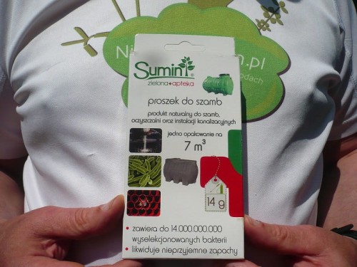 Proszek do szamb, oczyszczalni oraz instalacji kanalizacyjnych Sumin 14 g