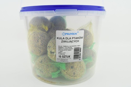 Pokarm dla ptaków - kule Proven 15 sztuk