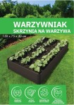  Warzywniak - brąz GPPS - Vegano - 150 x 75 x 30 cm