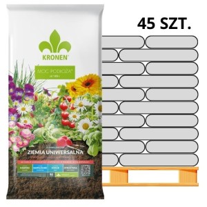 Ziemia uniwersalna bez torfu – Terra Preta – 50 l (paleta 45 szt.) Kronen