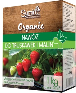 Nawóz organiczny granulowany do truskawek 1 kg Sumin