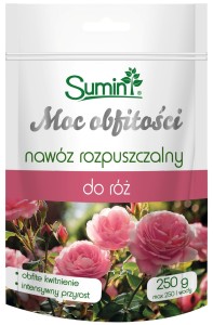 Nawóz rozpuszczalny do róż Moc Obfitości 250 g Sumin