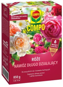 Nawóz długo działający do róż 850 g Compo