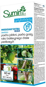 Miedzian Extra 350 SC 60 ml – preparat na choroby drzew owocowych – Sumin