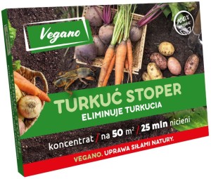 Pożyteczne nicienie na turkucia i inne szkodniki Turkuć Stoper  Vegano 25 mln