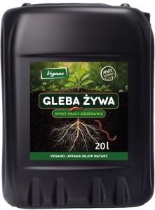 Gleba żywa - efekt pracy dżdżownic 20 l Vegano