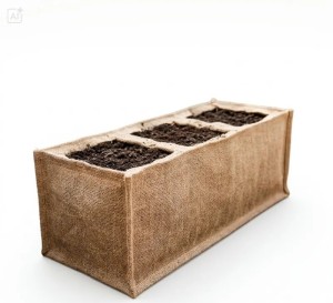 Jutowa torba do upraw - Garland