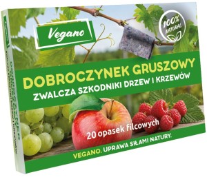 Dobroczynek gruszowy - opaski filcowe Vegano 20 szt.