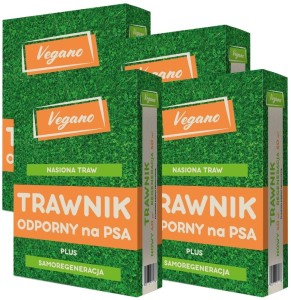Nasiona trawy – Vegano – trawnik odporny na psa – 4 kg