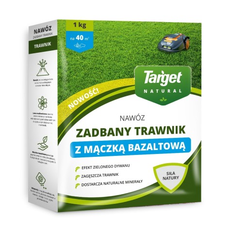 NAWÓZ ZADBANY TRAWNIK Z MĄCZKĄ BAZALTOWĄ 1 kg
