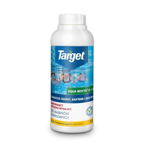Zwalcza glony, bakterie, grzyby w basenach Aqua Biocyd G-1/R Target 1 l