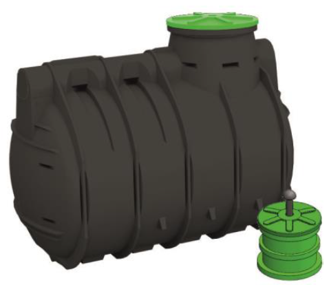 Kompostownik Wodny Bio Easy Flow WIRO Haba 2500 l