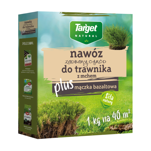 Nawóz Zadbany Ogród do trawnika z mchem plus mączka bazaltowa 1 kg