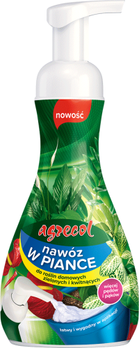 Pianka nawożąca do roślin domowych - zielonych i kwitnących 250 ml