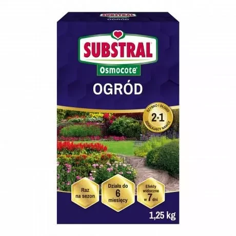 Nawóz do ogrodu 2w1 Osmocote Długodziałajacy Substral 1,25 kg