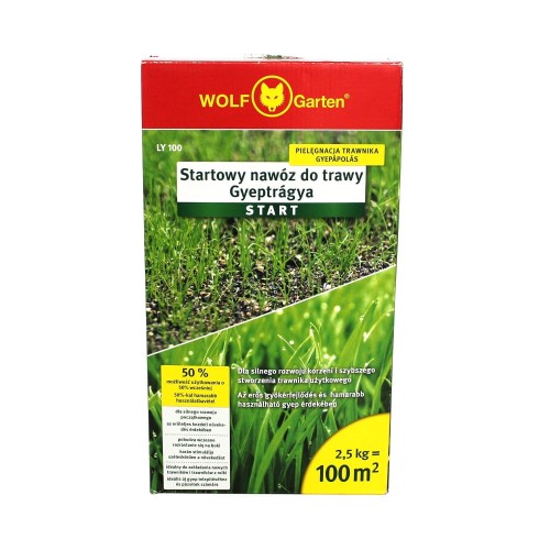 Startowy nawóz do trawy LY 100 Wolf Garten 2,5 kg