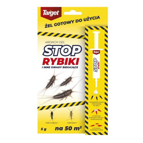 Na rybiki i inne owady biegające 4roach żel strzykawka trutka Target 5 g