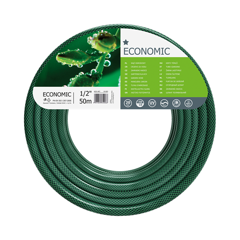 Wąż ogrodowy 3- warstwowy – Economic 1/2" 50 m – Cellfast