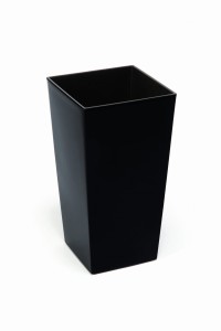 Osłonka doniczka Ø300 mm Finezja – czarna – Lamela