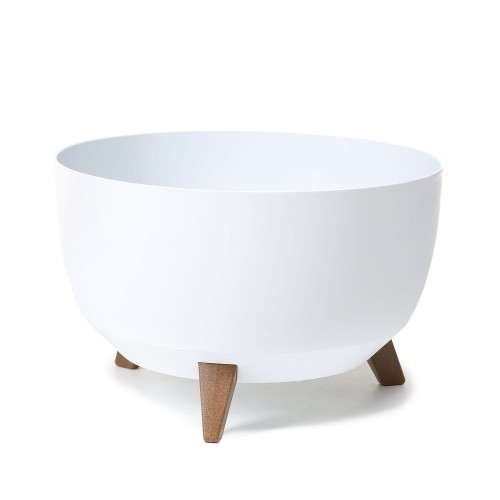 Osłonka doniczka misa Ø290 mm Roma – biała – Lamela