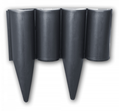 Obrzeże palisada PALGARDEN grafitowe – 2,5 m Bradas