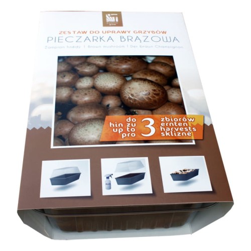 Zestaw do uprawy grzybów – Pieczarka brązowa – Exotic Grow 3 l