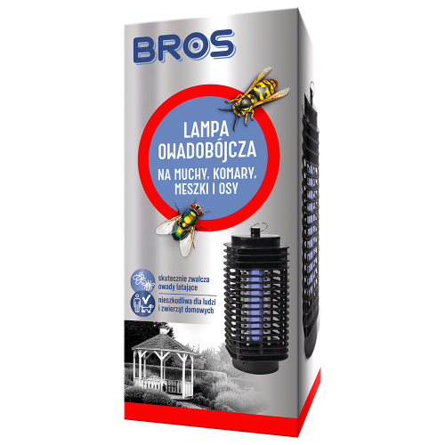 Lampa owadobójcza – na komary, muchy, meszki i osy – Bros