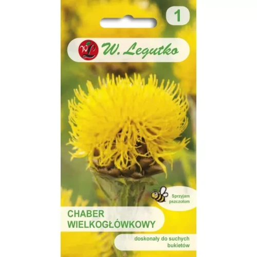 Chaber wielkogłówkowy – żółty – 1 g Legutko
