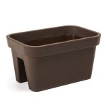 Donica balustradowa Lobelia 45 cm – mokka – Lamela