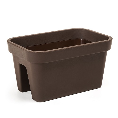 Donica balustradowa Lobelia 45 cm – mokka – Lamela