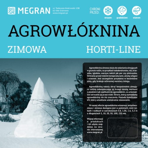 Agrowłóknina zimowa HORTI-LINE 0,8 m x 10 mb