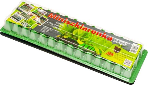 Miniszklarenka MS 31X31X45 na 56 roślinek.