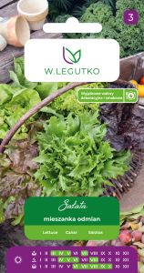 Sałata mieszanka odmian Legutko 1,5 g 