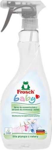 Spray do usuwania plam z ubranek dla niemowląt i dzieci Frosch Baby 500 ml