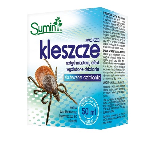 Shot koncentrat do zwalczania kleszczy w ogrodzie 50 ml