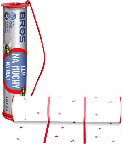 Lep na muchy na roli Bros 0,25 x 10 m