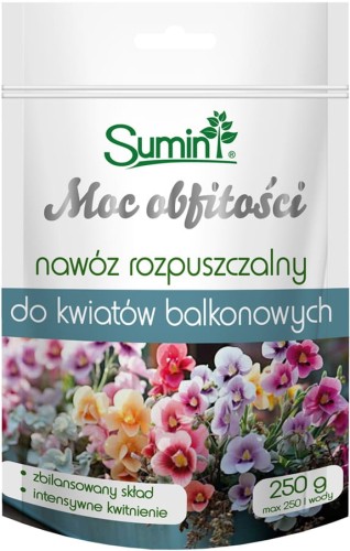 Nawóz rozpuszczalny do kwiatów balkonowych Moc Obfitości Sumin 250 g