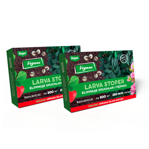 Larva Stoper 500 MLN – nicienie na opuchlaki i pędraki – Vegano