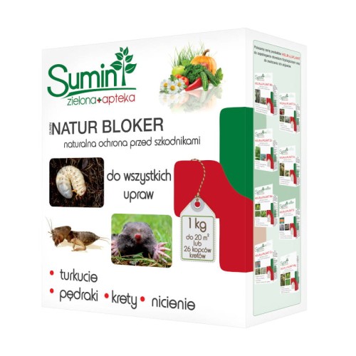 Preparat na pędraki, krety, turkucie Natur Bloker Sumin 1 kg