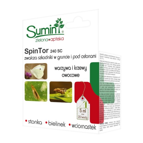 Spintor 240 SC 5 ml – preparat na szkodniki w gruncie i pod osłonami – Sumin