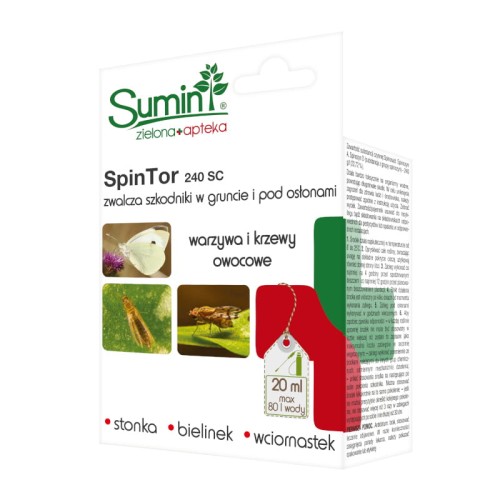 Spintor 240 SC 20 ml – preparat na szkodniki w gruncie i pod osłonami – Sumin