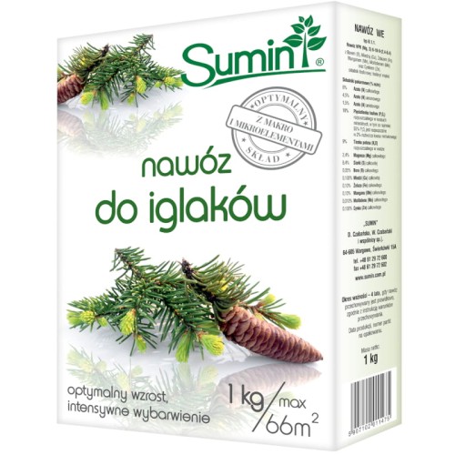 Nawóz do iglaków granulowany Sumin 1 kg