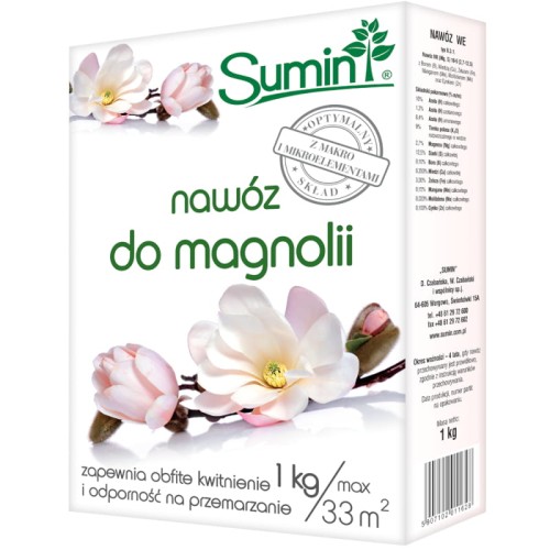 Nawóz do magnolii granulowany Sumin 1 kg