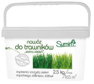 Nawóz do trawników "Extra Zieleń" Sumin 2,5 kg