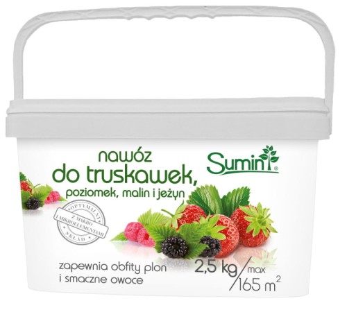 Nawóz do truskawek, poziomek, malin i jeżyn Sumin 2,5 kg